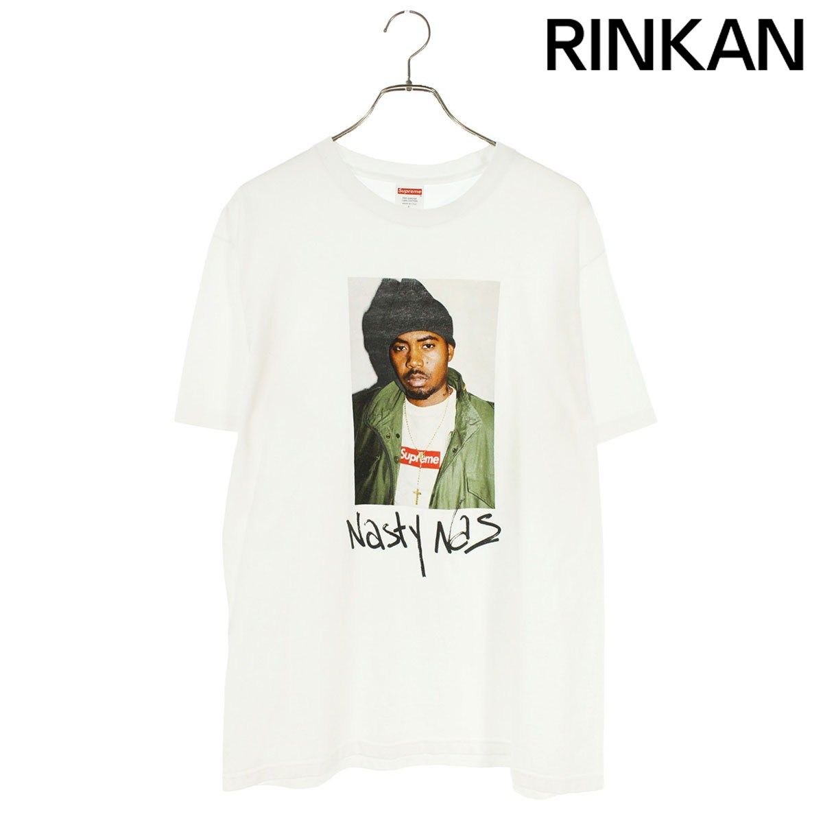 シュプリーム 17AW Nasty Nas Tee ナスティーナズフォトプリントTシャツ メンズ L