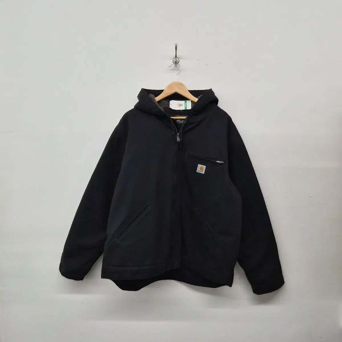 Carhartt カーハート ブラック シェルパ 下 ウォーク ジャケット メンズ XL