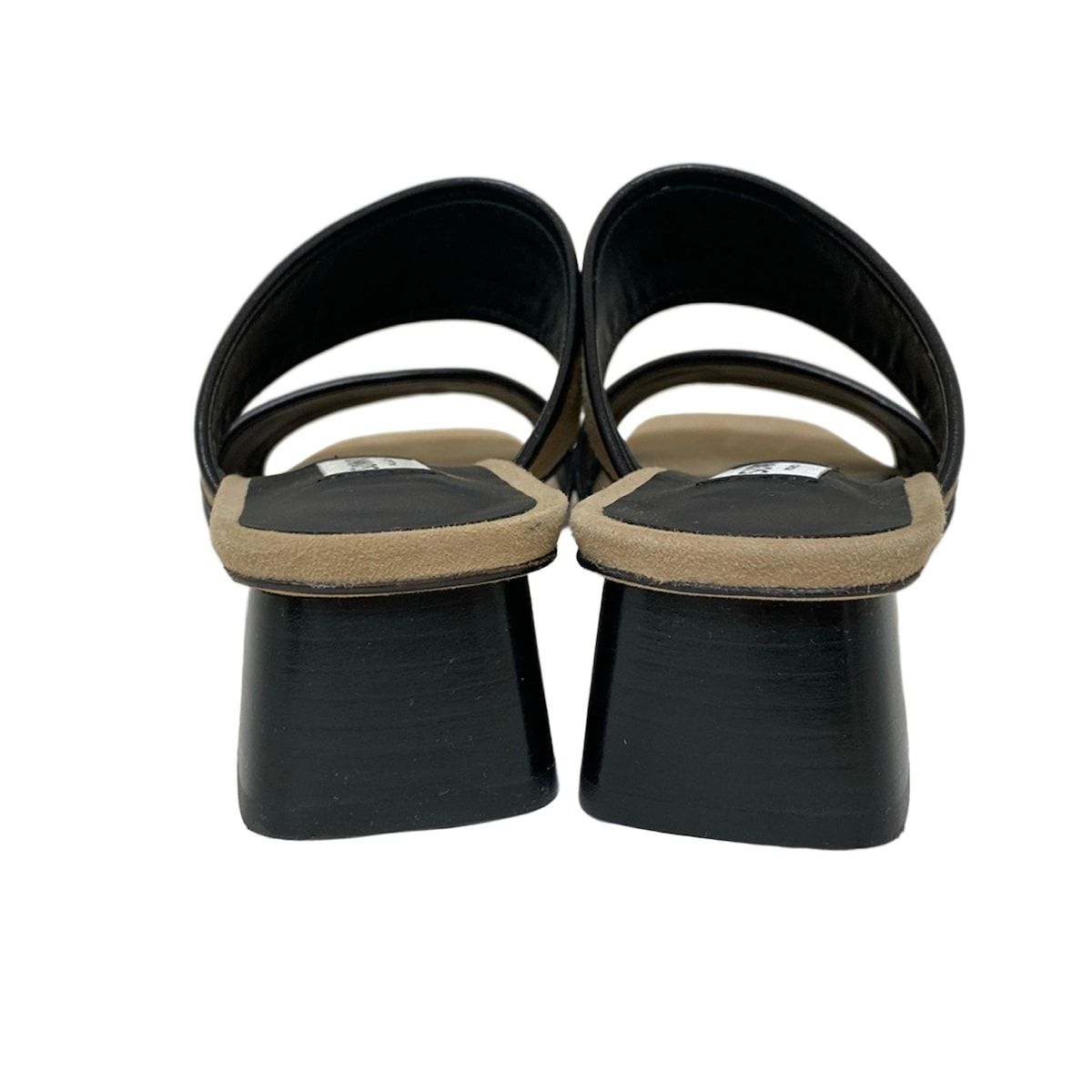 PELLICO(ペリーコ) ミュール 36 レディース - ベージュ×黒 SUNNY