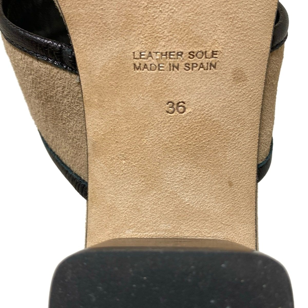 PELLICO(ペリーコ) ミュール 36 レディース - ベージュ×黒 SUNNY