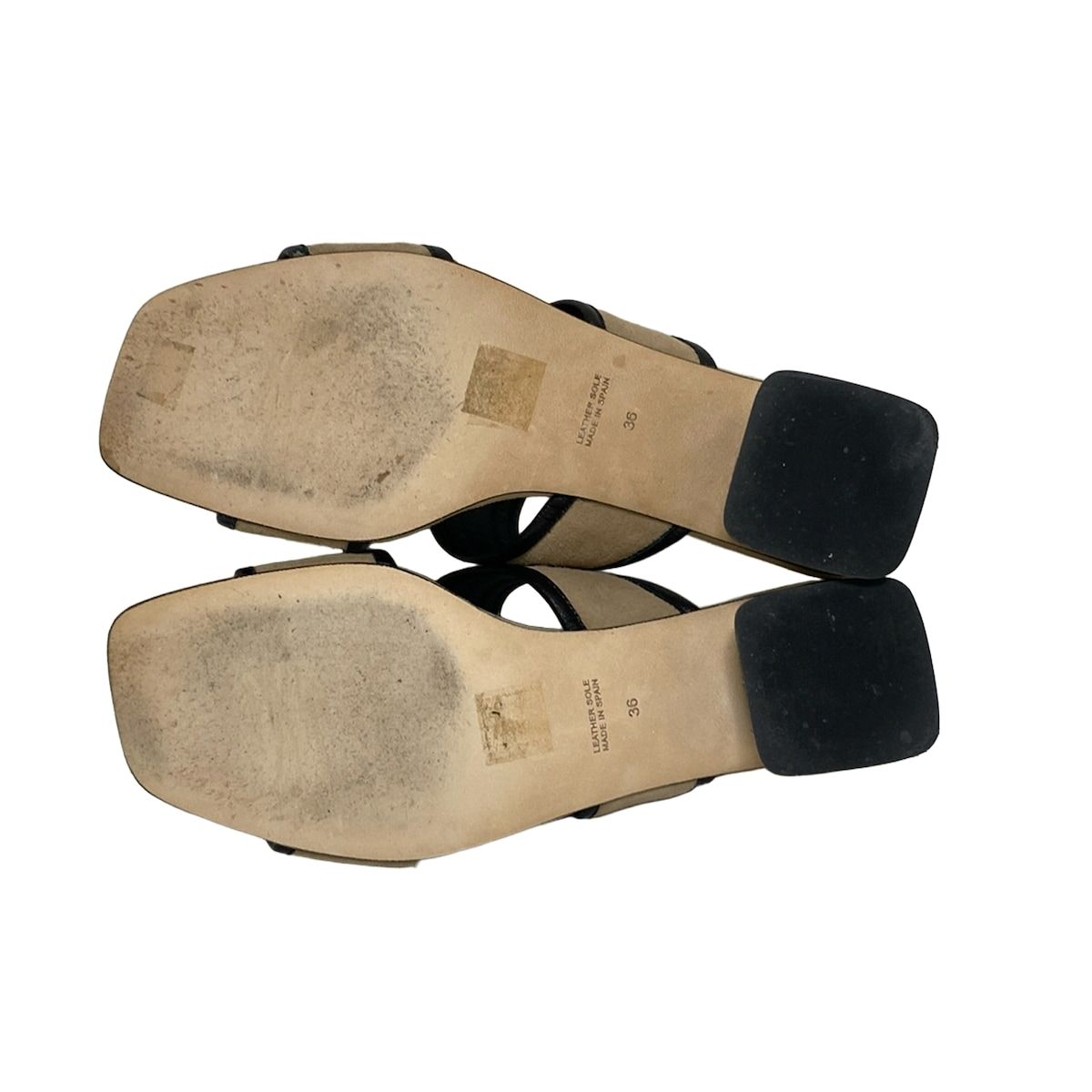 PELLICO(ペリーコ) ミュール 36 レディース - ベージュ×黒 SUNNY