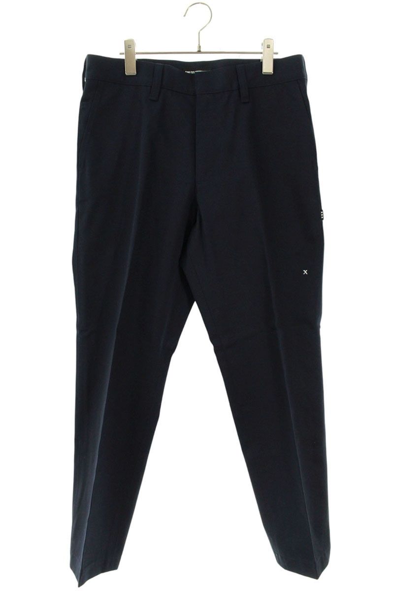 ゴッドセレクショントリプルエックス ロゴ刺繍チノロングパンツ メンズ L