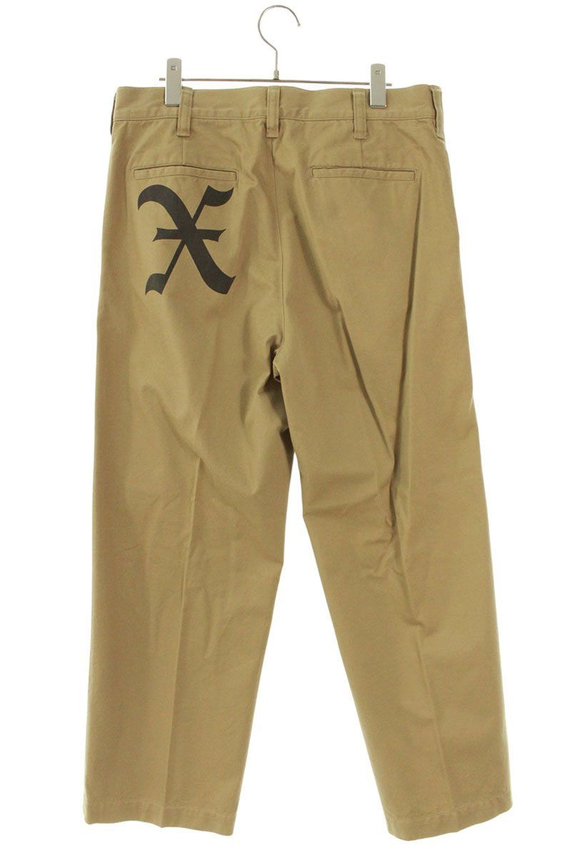 パンツ GOD SELECTION XXX CHINO PANTS L セール ゴッドセレクショントリプルエックス Xプリントチノロング