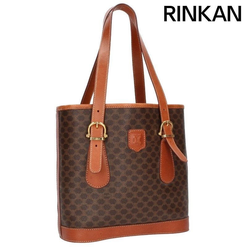 セリーヌ マカダ総柄レザーハンドバッグ メンズ