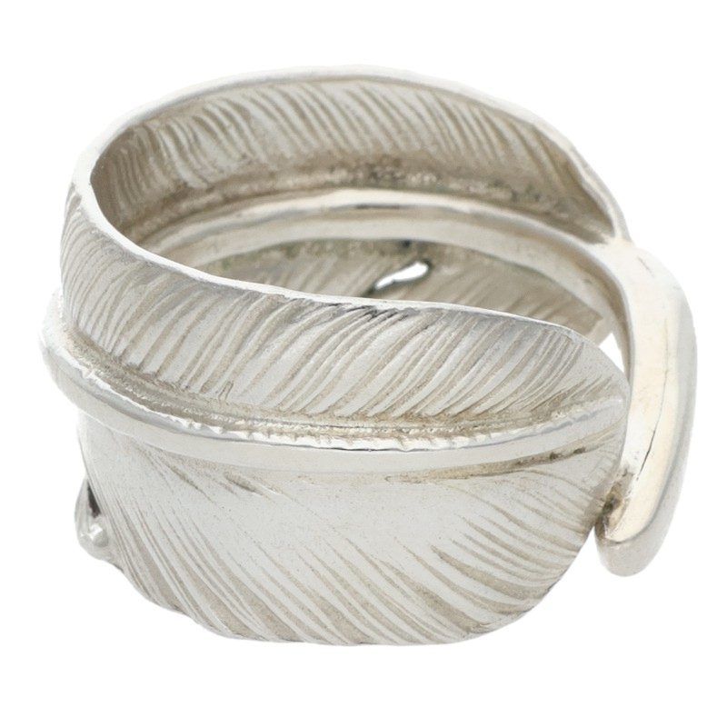 ゴローズ　goros プレーン特大フェザーリング ゴローズ プレーン特大フェザー リング メンズ 17号 - メルカリ