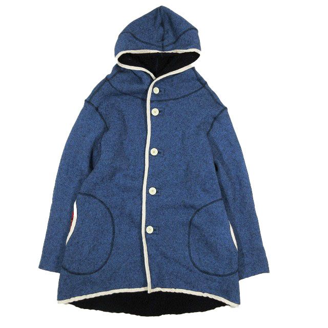 快晴堂 カイセイドウ かいせいどう 配色切替 ジップアップ フード 