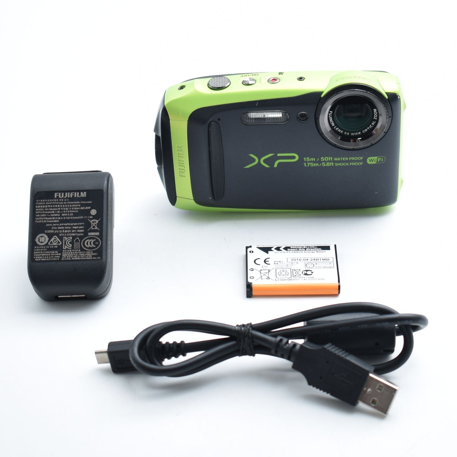 B#10590 セール中 FUJIFILM デジタルカメラ XP90 ライム FX