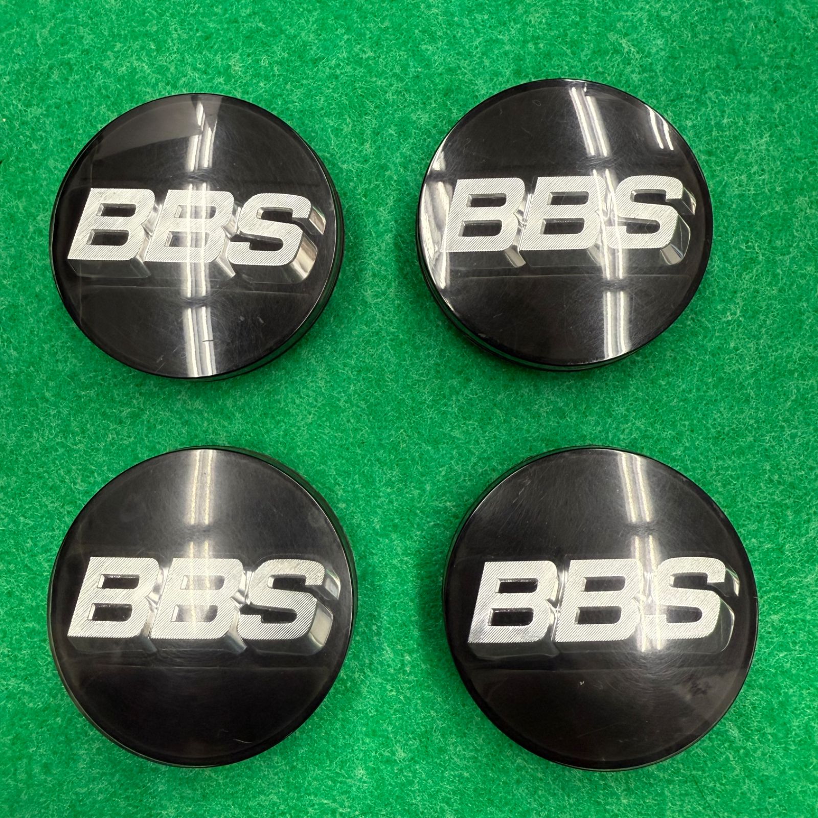 BBS センターキャップ 56 mm ブラック シルバー 24 012
