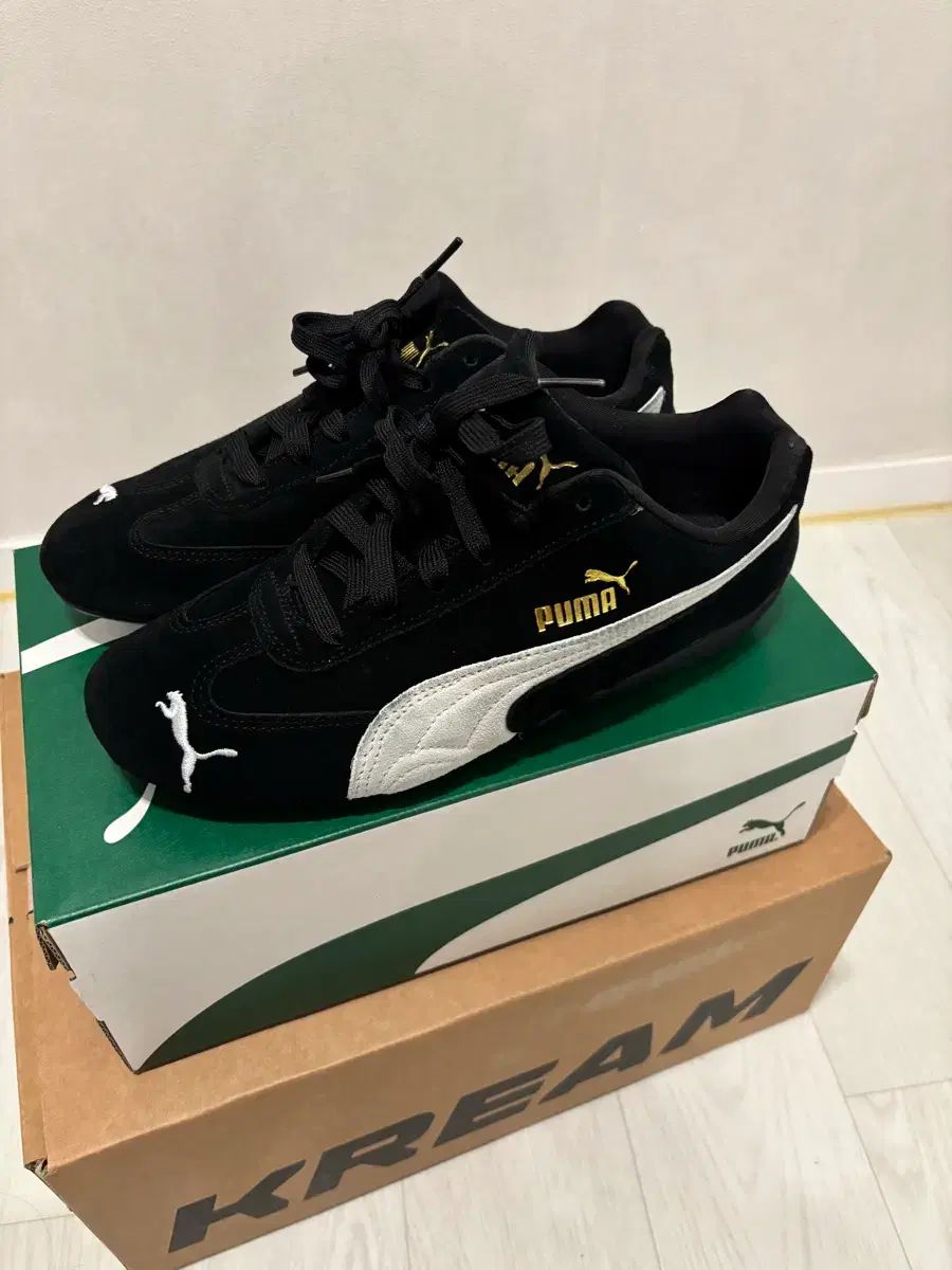 PUMA プーマ スピードキャット OG ブラック 白 245