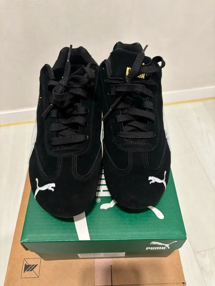 PUMA プーマ スピードキャット OG ブラック 白 245