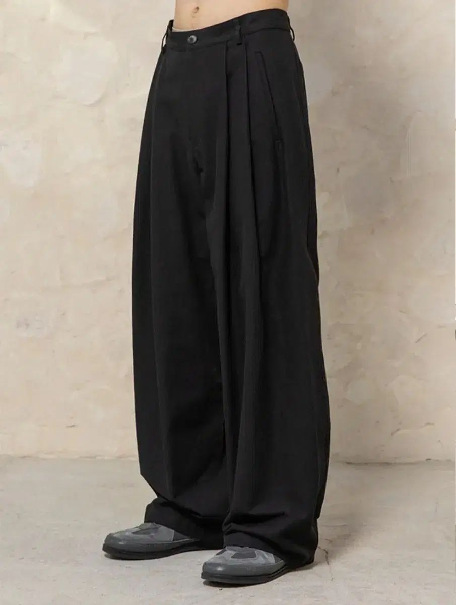 An ode begin Ver. ビギン202 コットンパンツ ブラック 2 size