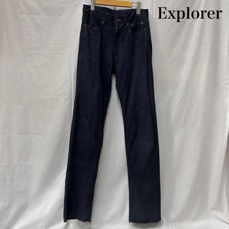 クシタニ EXALITO LEATHER PANTS black ジップフライ ストレートパンツ メンズ - ISItems 古着