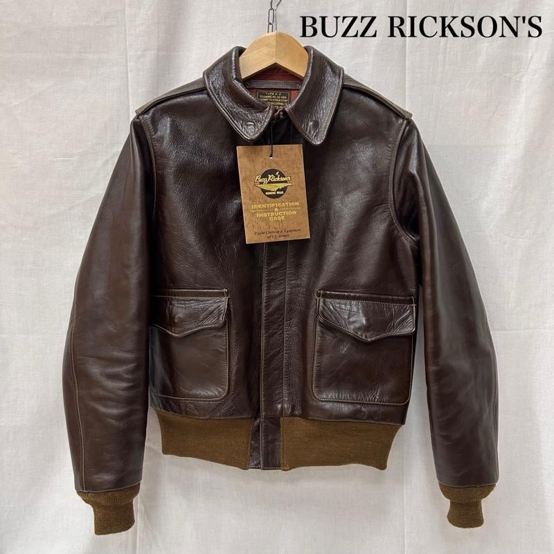 Buzz Rickson's バズリクソンズ 34 【中古】 バズリクソンズ TYPE A-2 ROUGH WEAR CLOTHING CO. BR80593 HORSEHIDE