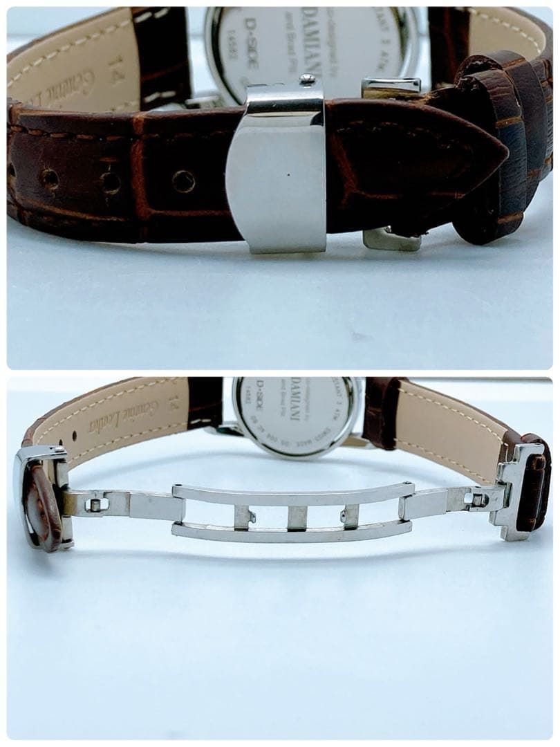  600 ダミアーニ Dサイド 5 P ダイヤ ラウンド 腕時計 腕時計(クォーツ) 腕時計(アナログ)