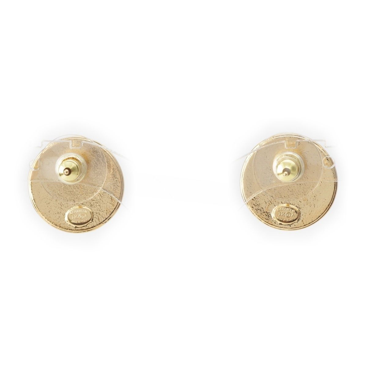 シャネル I 25 A ラウンド ココマーク ピアス 両耳用 ABF 868 ゴールド