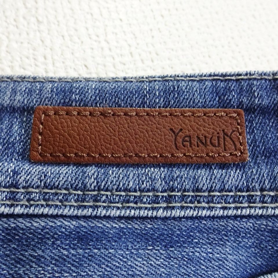  ヤヌーク YANUK Annette ストレート ストレッチ デニム レディース W 68 cm 23 スキニーデニム デニム ジーンズ