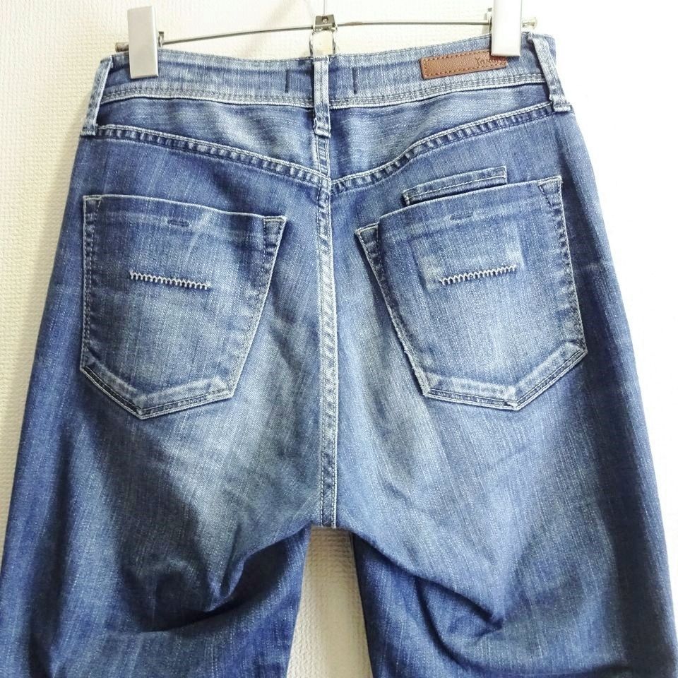 ヤヌーク YANUK Annette ストレート ストレッチ デニム レディース W 68 cm 23