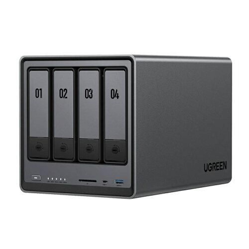 UGREEN 第12世代 N series 4コアCPU搭載 2 5 GbE 4ベイNAS ディスクレスモデル DDR 8 GBメモリ標準 2年保証 DXP 4800