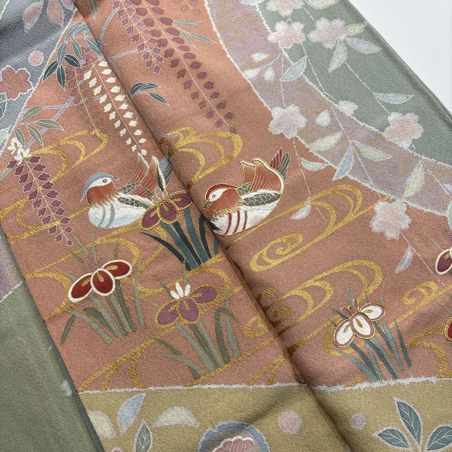 訪問着 5枚 正絹 着物まとめ売り 同梱購入歓迎 リメイク用 着付け練習