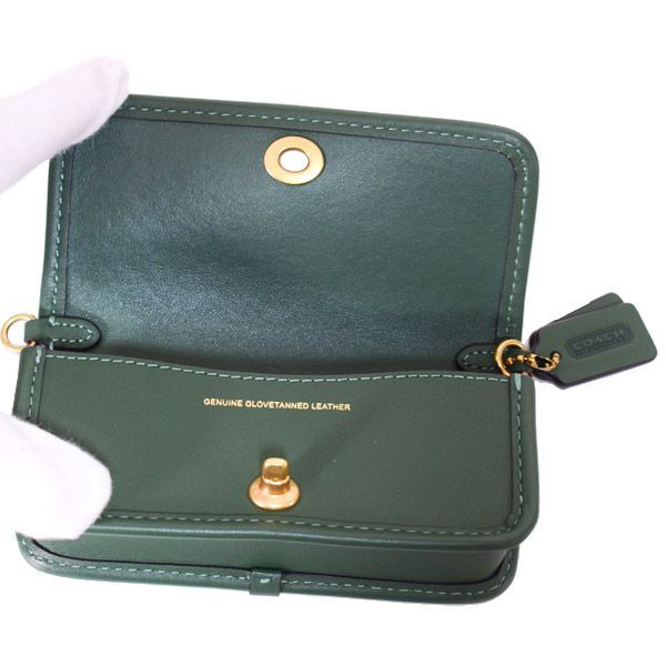コーチ バッグ COACH グラブタンレザー ディンキー 14 ターンロック