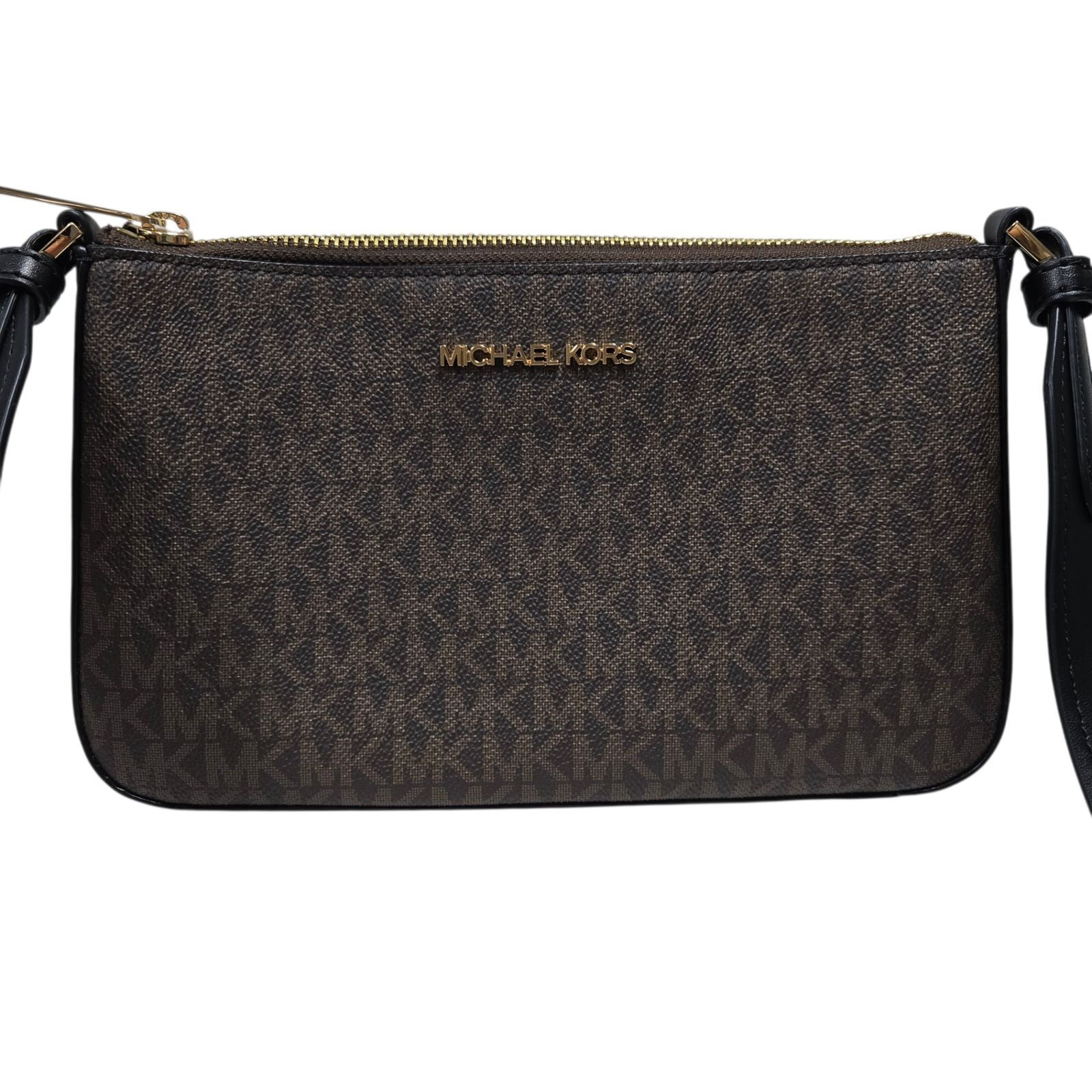 マイケルコース MICHAEL KORS ショルダーバッグJET SET TRAVEL クロスボディバッグ ブラウン×ブラック