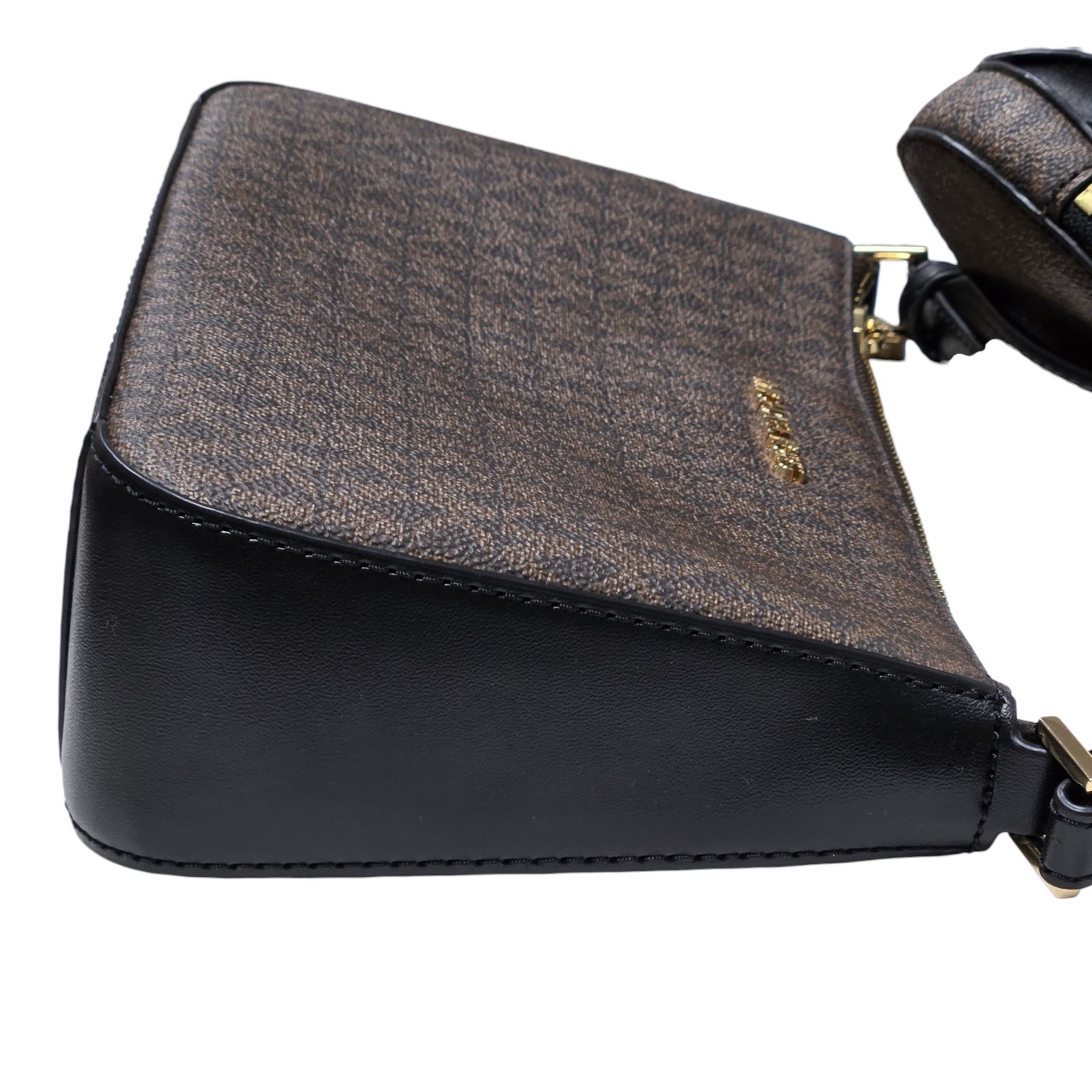 ◆未使用品◆ マイケルコース MICHAEL KORS ショルダーバッグJET SET TRAVEL クロスボディバッグ 35S1GTVC3B ブラウン×ブラック V102715NA ◇未使用品◇ マイケルコース MICHAEL KORS ショルダーバッグJET SET