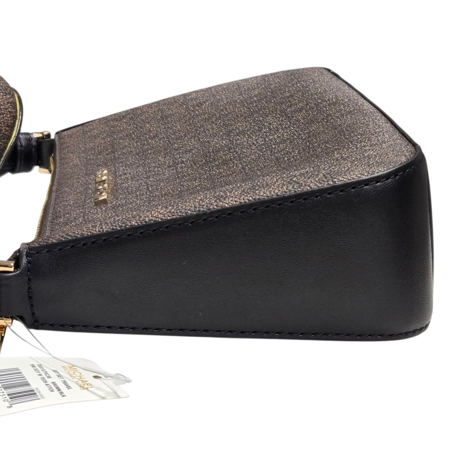 ◆未使用品◆ マイケルコース MICHAEL KORS ショルダーバッグJET SET TRAVEL クロスボディバッグ 35S1GTVC3B ブラウン×ブラック V102715NA ◇未使用品◇ マイケルコース MICHAEL KORS ショルダーバッグJET SET