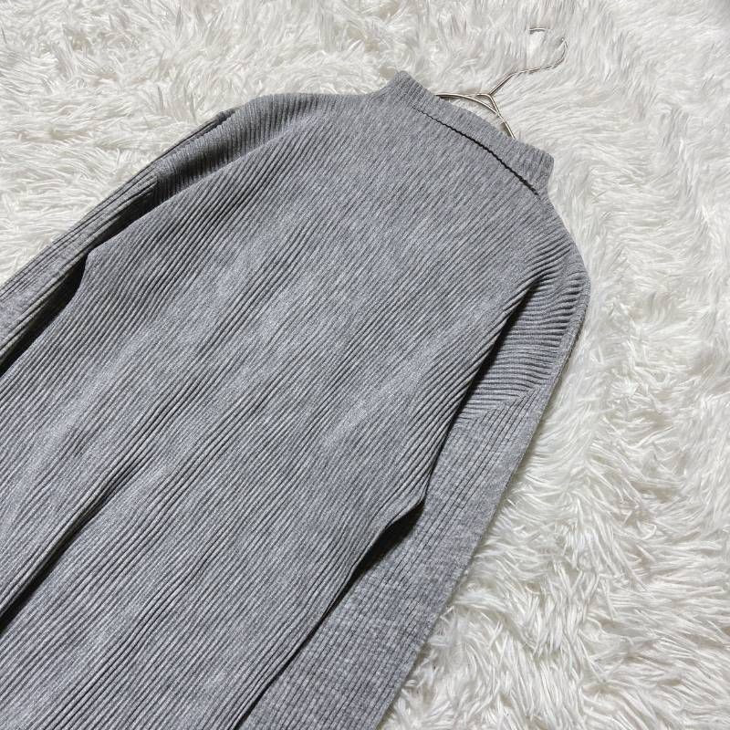 ISSEY MIYAKE イッセイミヤケ モックネック プリーツカットソー