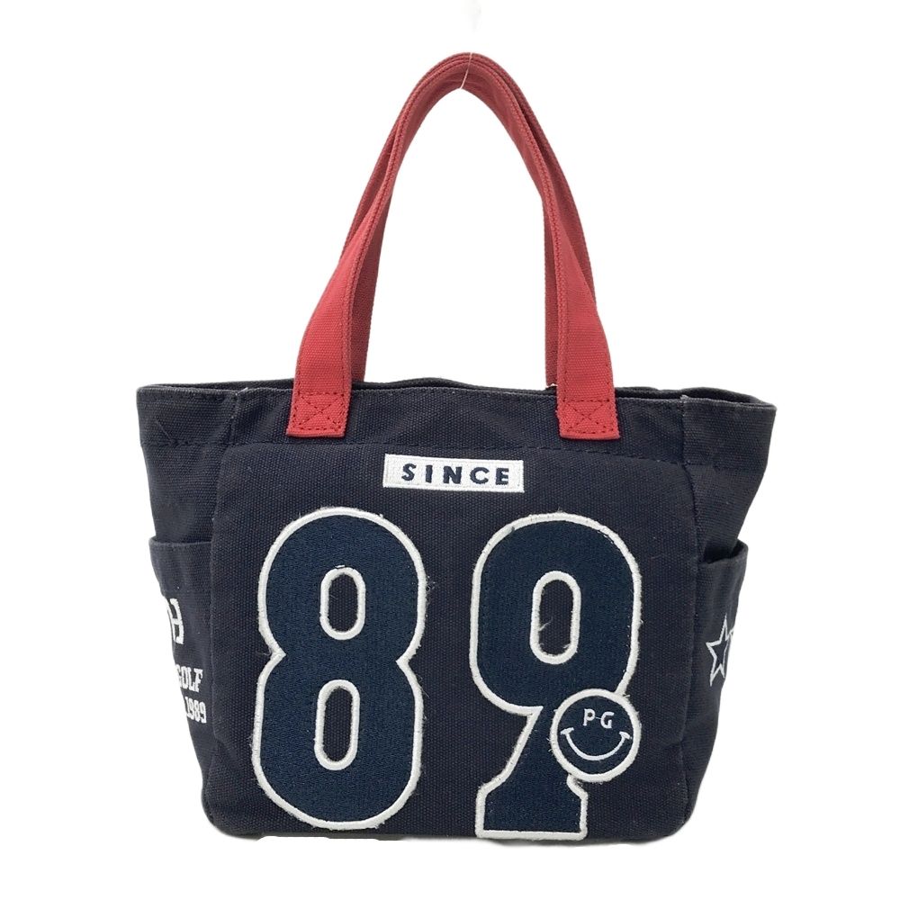 PEARLY GATES 総柄　カートバッグ　ネイビー　ペイズリー PEARLY GATES パーリーゲイツ カートバッグ ネイビー系 [240101581089