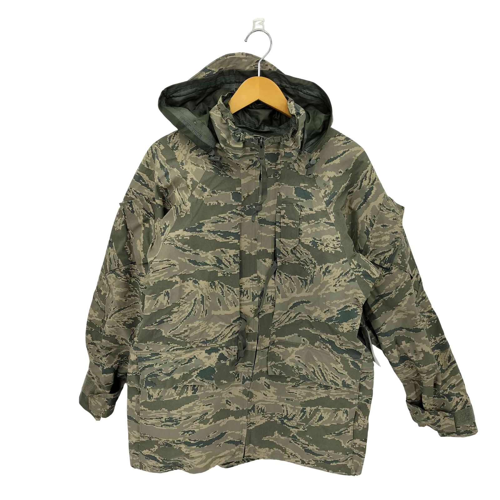 U.S. AIR FORCE(ユーエスエアーフォース) UAF USA製 09年納品 米軍実品 APECS デジタルタイガーカモ 迷彩柄 ミリタリージャケット メンズ  S【中古】【ブランド古着バズストア】 ユーエスエアーフォース U.S. AIR FORCE UAF USA製 09年納品 米軍実品