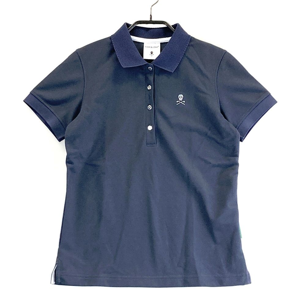 サイズ 36 MARK LONA マークアンドロナ 半袖ポロシャツ グレー系 ゴルフウェア レディース ストスト