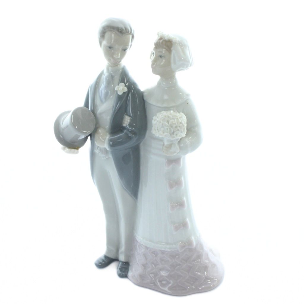 リヤドロ　新郎新婦　No.6164 Lladro リヤドロ ウェディング 新郎新婦 #6164 廃版品