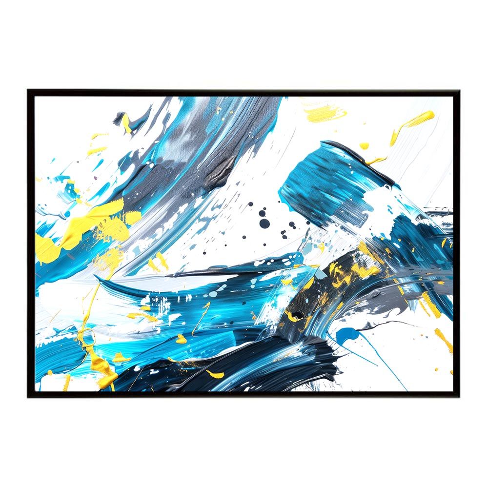 B2サイズ（約51x73cm）】【lh-poster-7766】カラフルインクアート 絵画