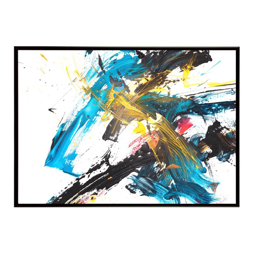 B2サイズ（約51x73cm）】【lh-poster-7776】カラフルインクアート 絵画