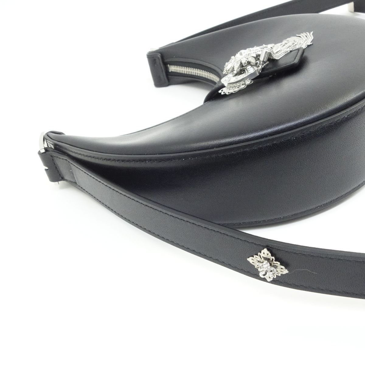 tanakadaisuke タナカダイスケ ribbon bijou HALF Moon bag ムーン