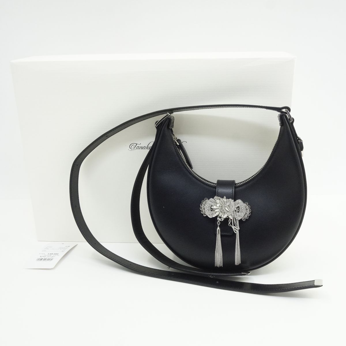 tanakadaisuke タナカダイスケ ribbon bijou HALF Moon bag ムーンバッグ 半月