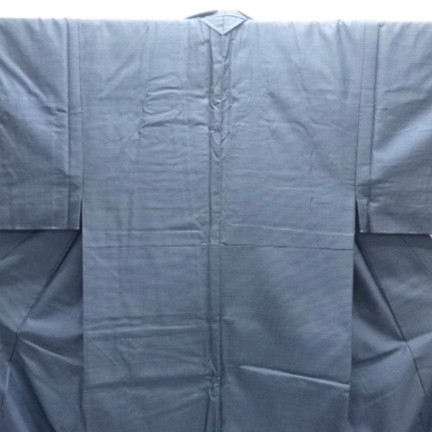 しつけ糸付き 本場泥大島紬 100亀甲 男物着物アンサンブル