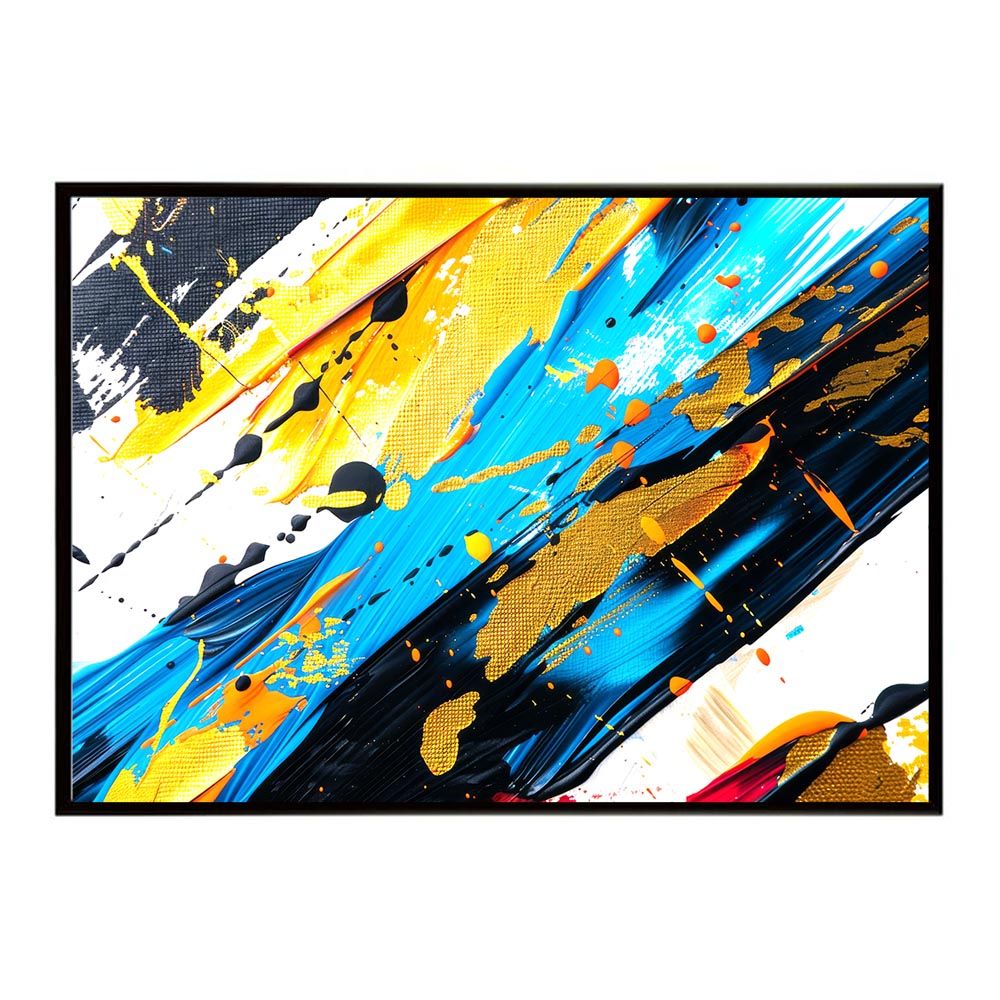 B2サイズ（約51x73cm）】【lh-poster-7797】カラフルインクアート 絵画