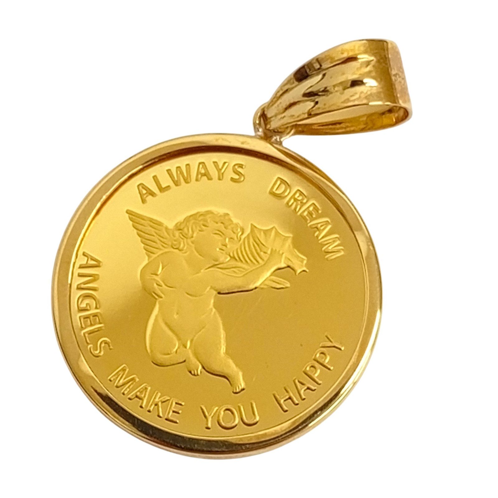 K 24 エンジェルコイン ペンダントトップ コイン2.5 g 18枠 総重量 3.0 JA‐25820