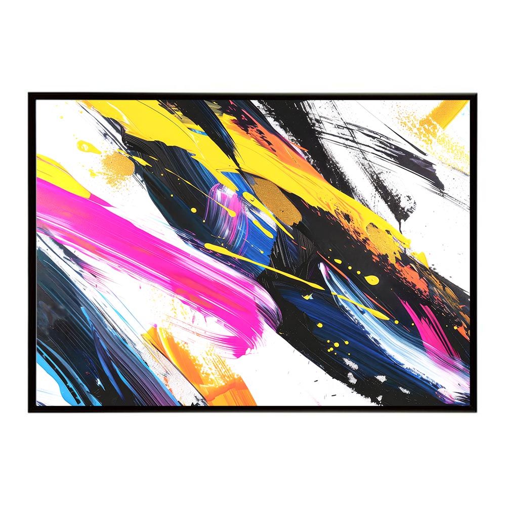 A3サイズ（約30×42cm）】【lh-poster-7806】カラフルインクアート 絵画