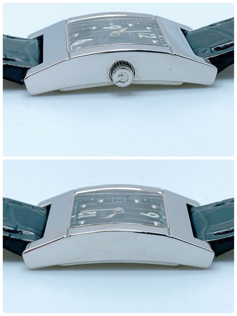  602 GUCCI グッチ 7700 L スクエア デイト 腕時計 腕時計(クォーツ) 腕時計(アナログ)