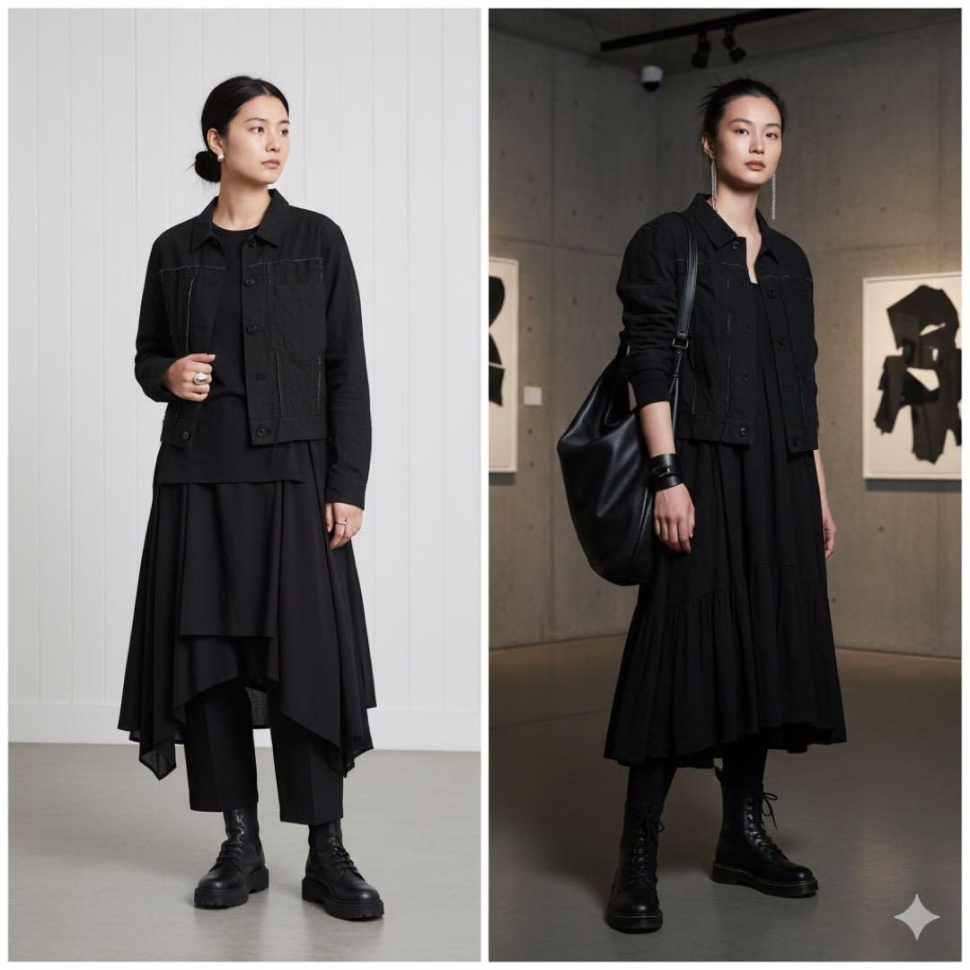 Y s ワイズ Yohji Yamamoto ヨウジヤマモト ORGANIC DENIM LINEN JACKET オーガニックデニムリネンジャケット 2025 AW 秋冬 マグワッシャー加工 断ち切り ジージャン Gジャン L相当 即完品