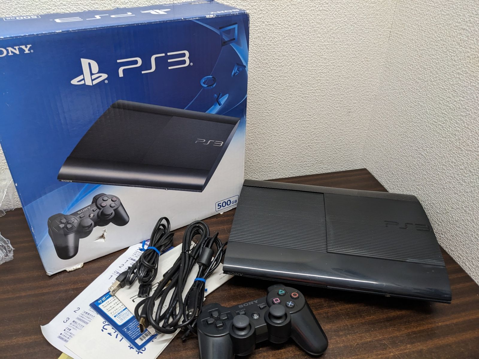 プレステ3 PlayStation 3 CECH-4300 C 500 GB 箱 本体一致