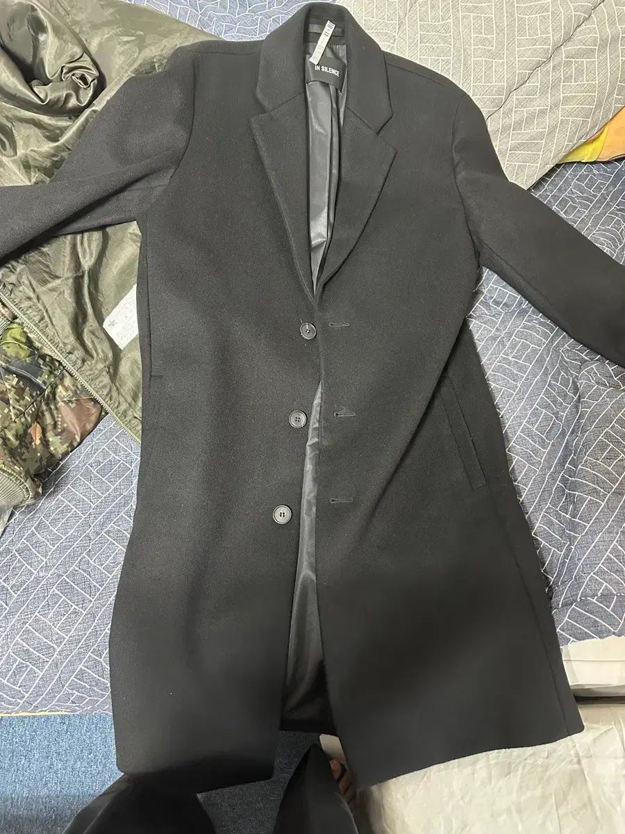 INSILENCE ウールカシミア シングルコート S