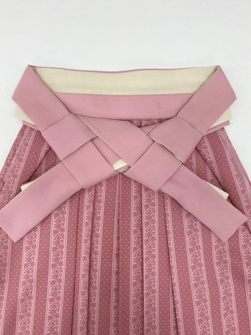 ブランド袴 ナカノヒロミチ ピンク系 ポリエステル 紐下98 cm MH 033