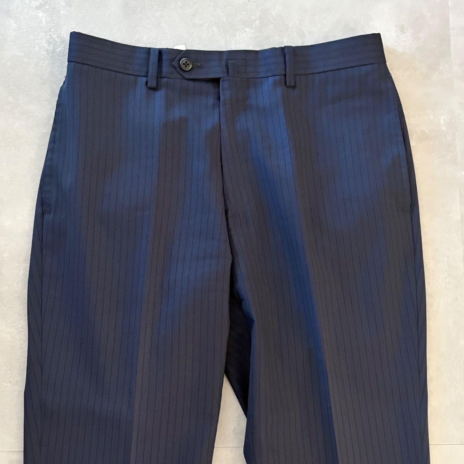 ミツミネ ロロピアーナ スーツセットアップ SUPER 130'S WOOL ネイビー