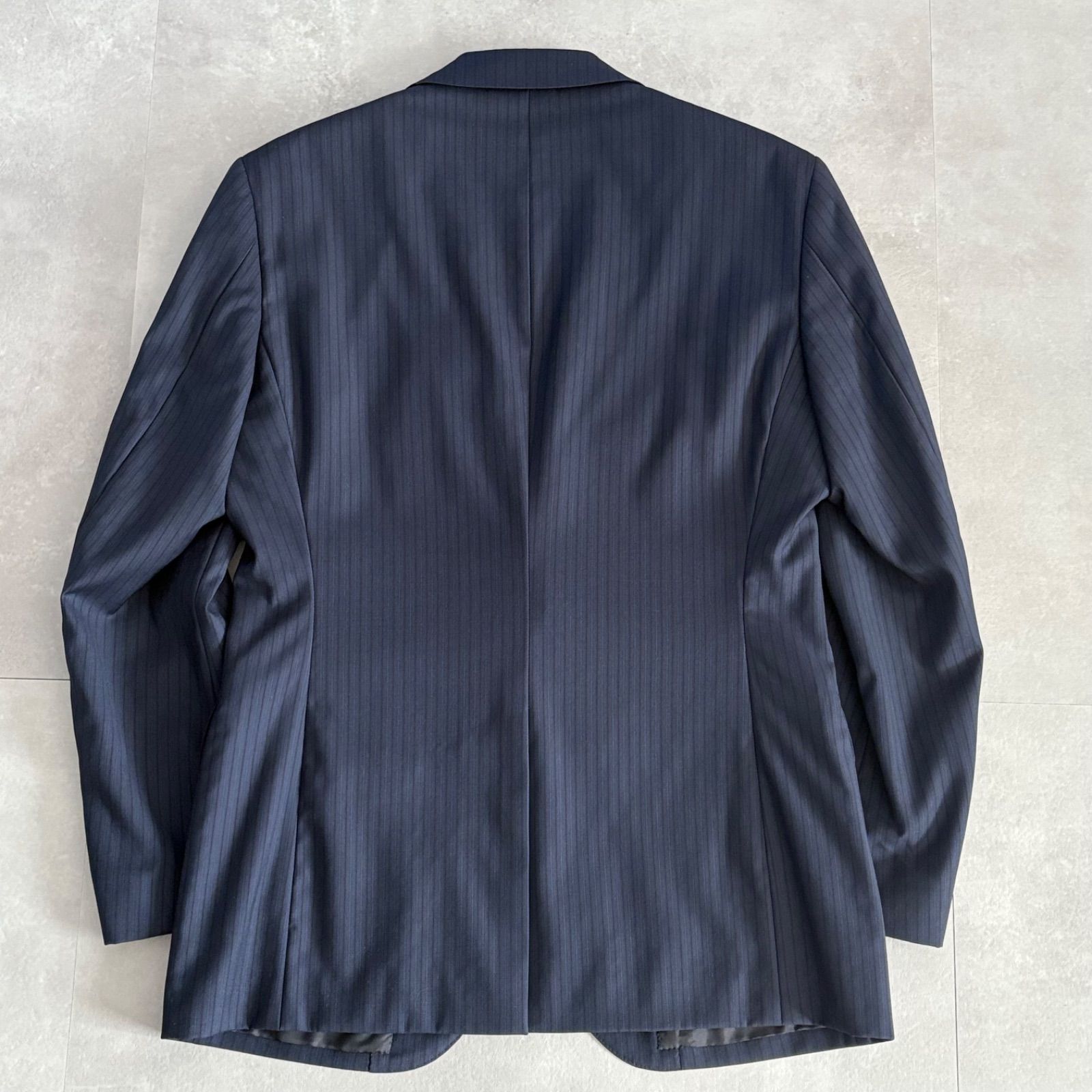 ミツミネ ロロピアーナ スーツセットアップ SUPER 130'S WOOL ネイビー