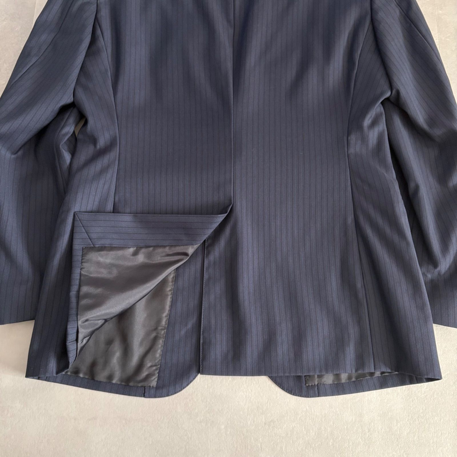 ミツミネ ロロピアーナ スーツセットアップ SUPER 130'S WOOL ネイビー