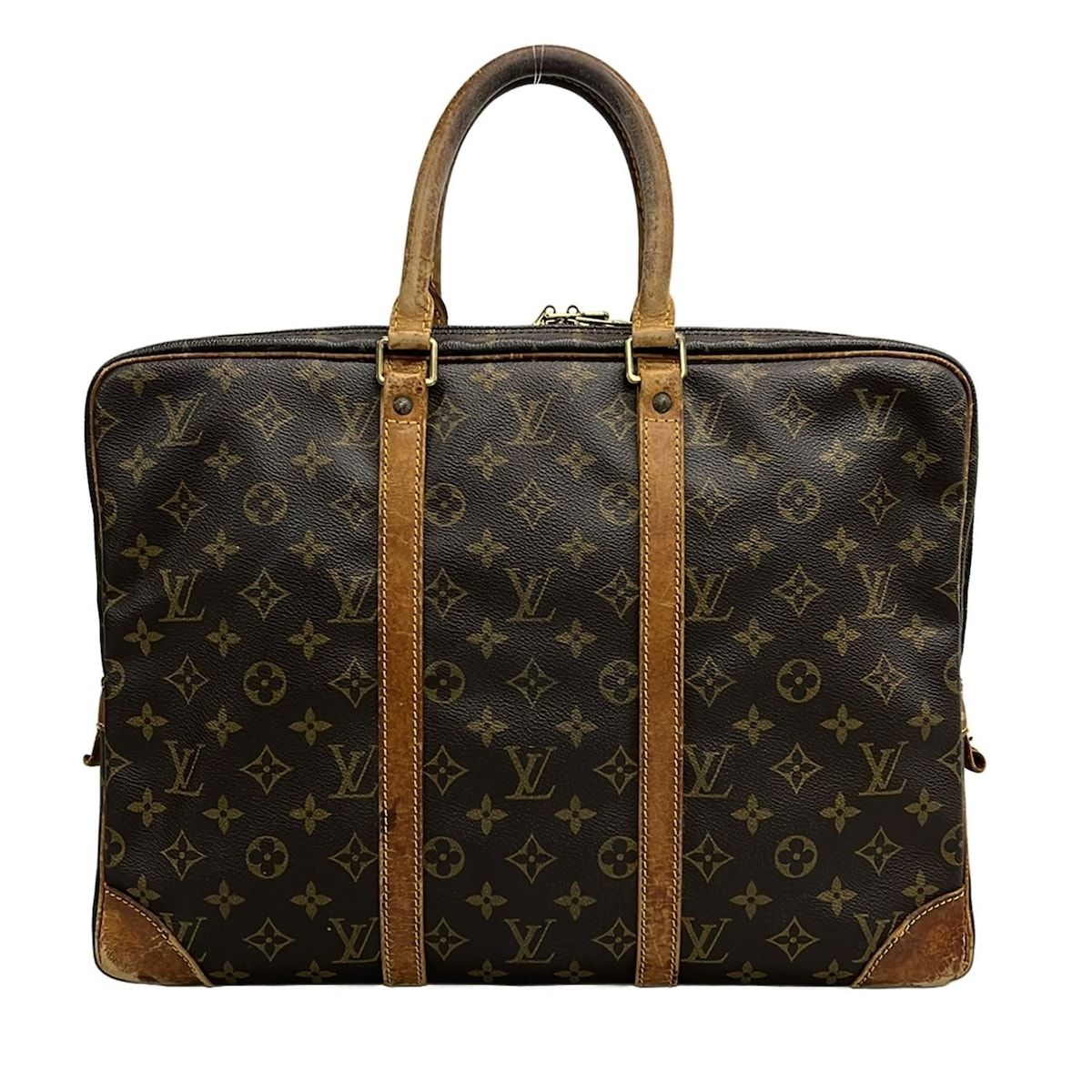 LOUIS VUITTON ルイヴィトン ビジネスバッグ モノグラム ポルトドキュマンヴォワヤージュ M 53361 -
