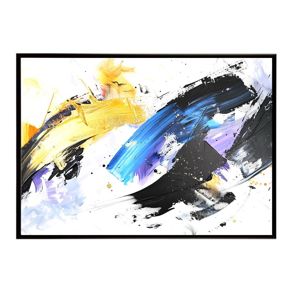 A1サイズ（約59x84cm）】【lh-poster-7838】カラフルインクアート 絵画